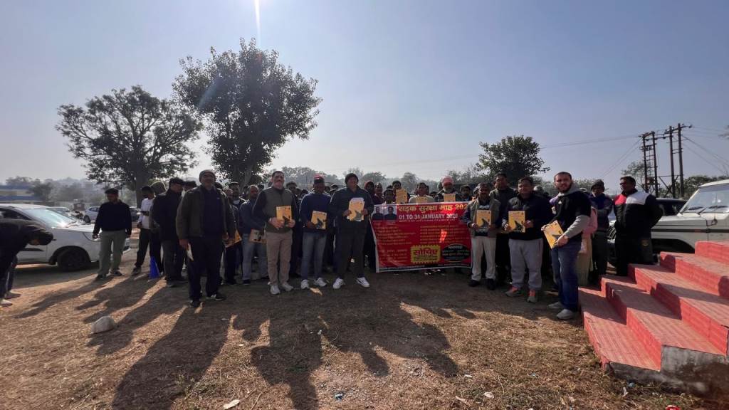 People made aware of road safety rules during driving tests